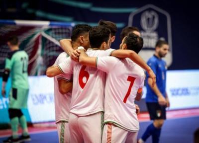 پیروزی پرگل تیم ملی فوتسال ایران مقابل مالدیو در نیمه نخست